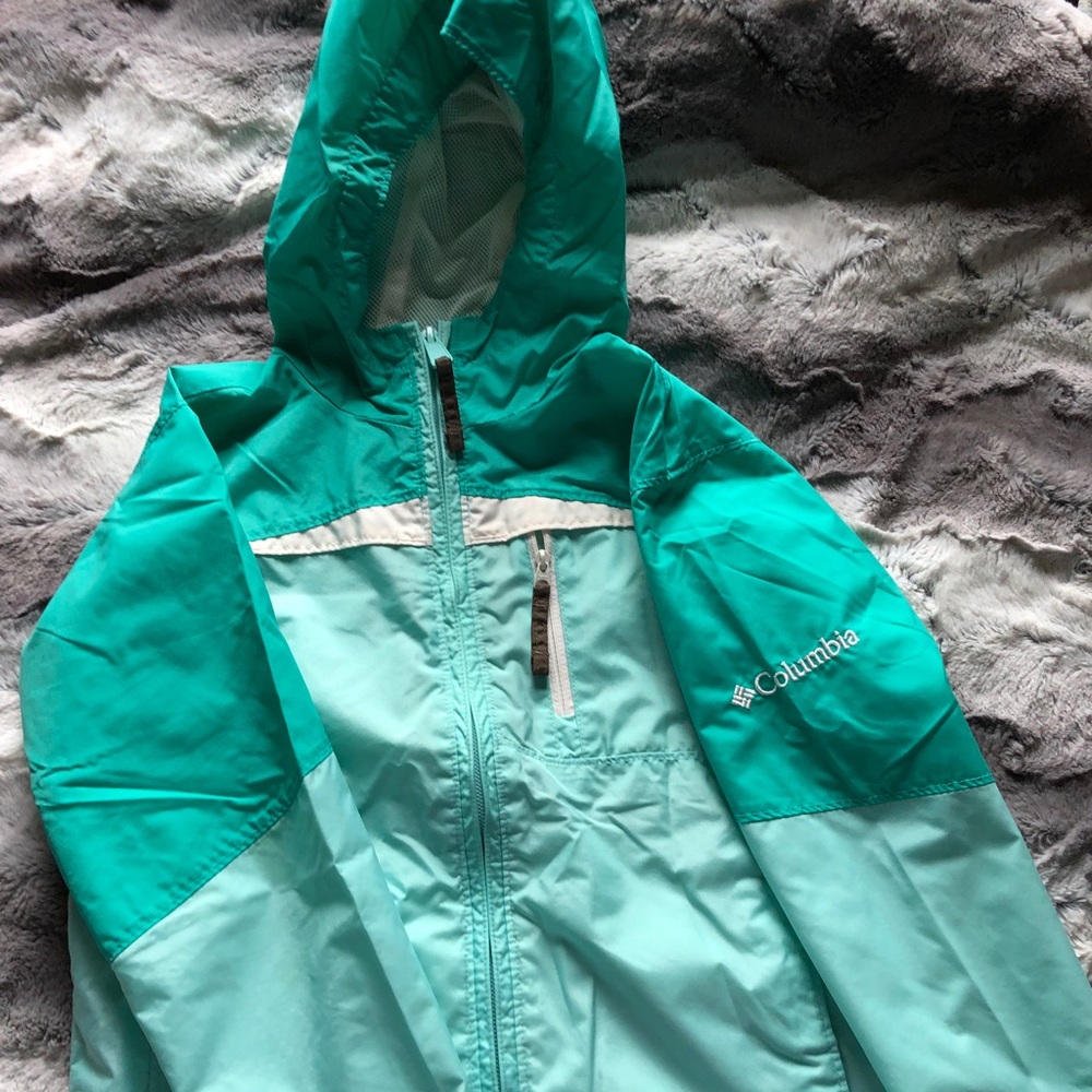 Girls Columbia Windbreaker Size 6/6x